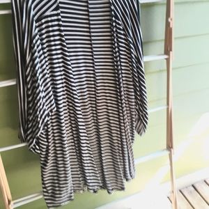 Striped tunic-style jacket, Never worn
